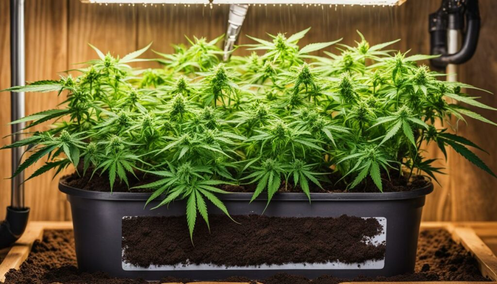 Alimentação de Plantas de Cannabis em Turfa