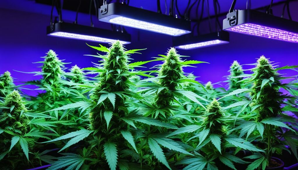 Benefícios das luzes LED para plantas de cannabis