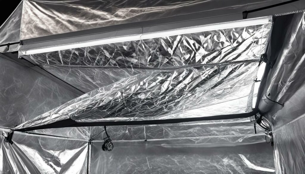 Ciclo de ventilação em grow tents