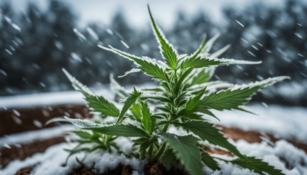 Efeitos do frio nas plantas de cannabis