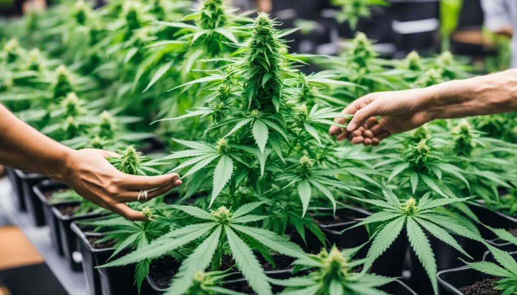Escolha da planta mãe para clonagem de cannabis