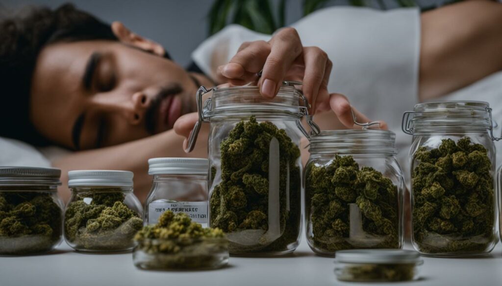 Escolher variedade de Cannabis para o sono