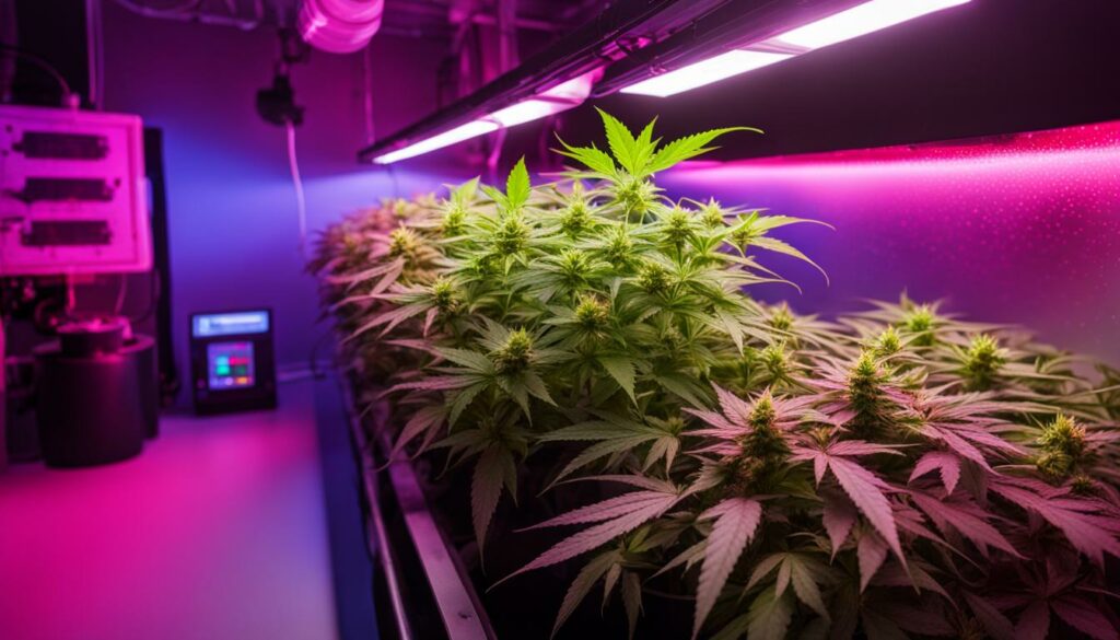 Iluminação para Cultivo Hydroponic Marijuana Growth