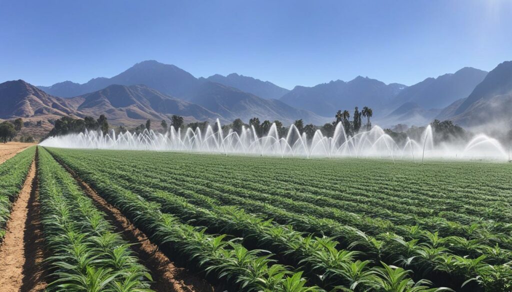 Irrigação para CBD