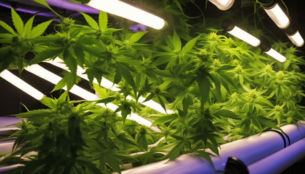 Luminárias CFL para Cultivo de Marijuana