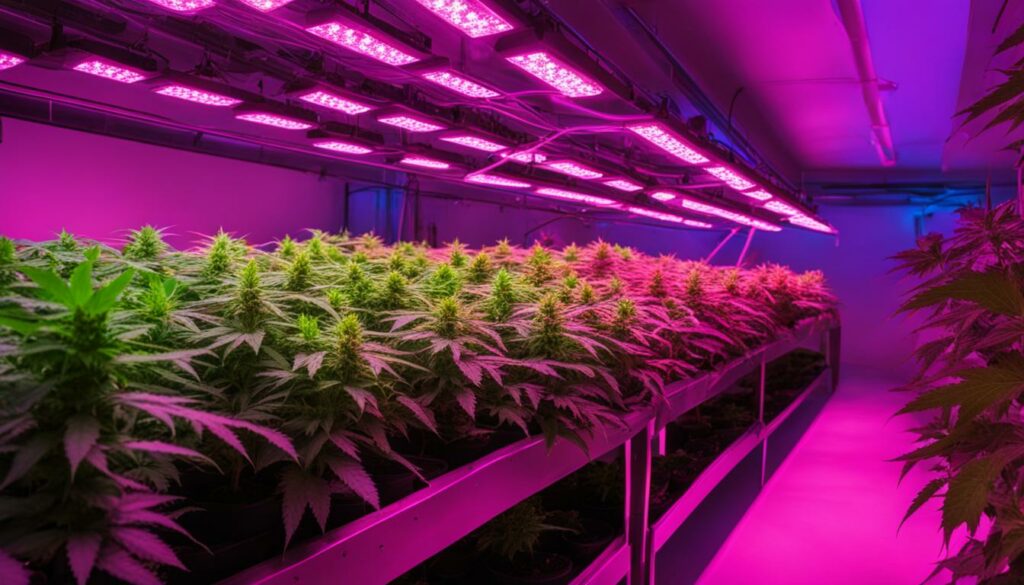 Luminárias LED para Cultivo de Marijuana