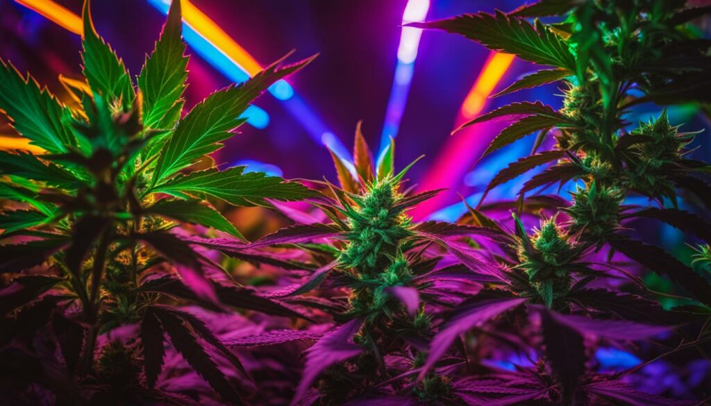 Luzes de LED na Otimização do Rendimento da Cannabis