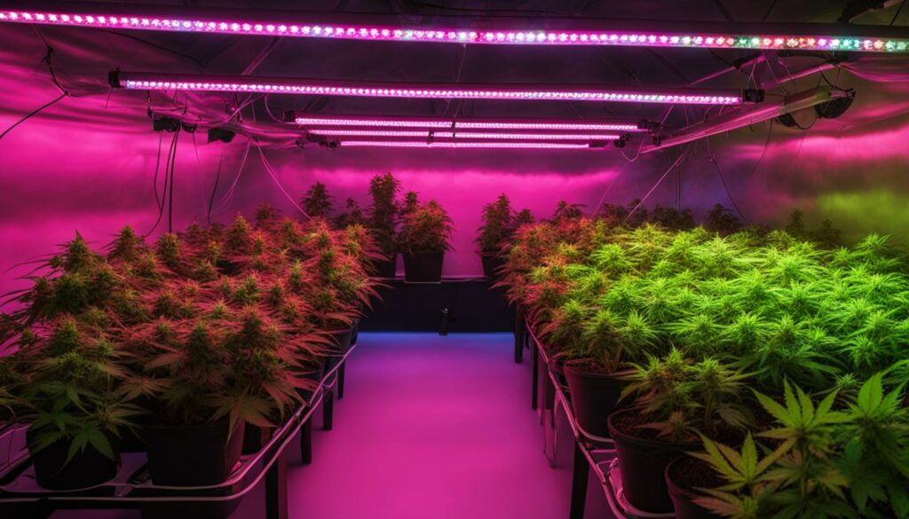 Luzes de cultivo adequadas