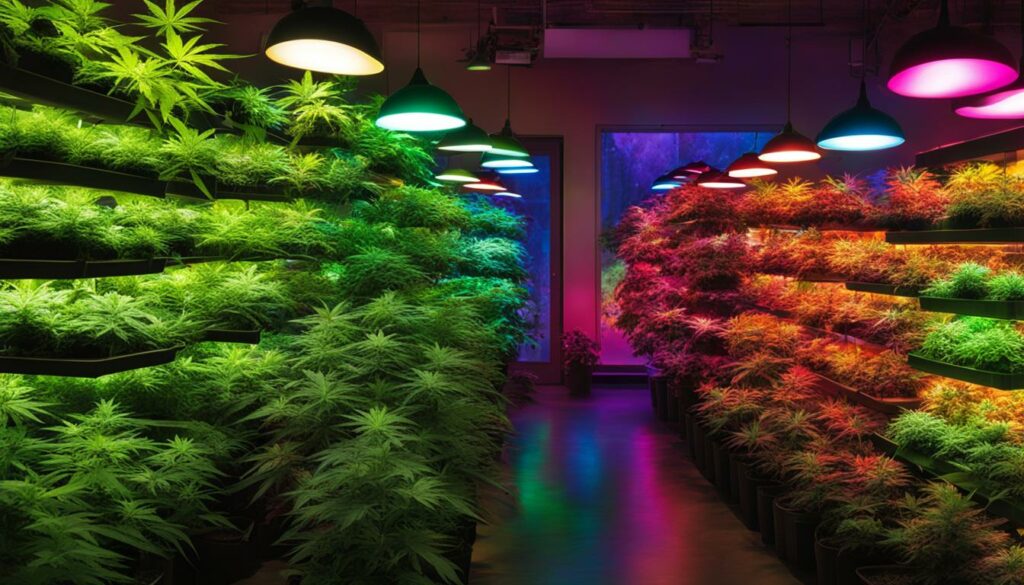 Marcas de luzes LED para cultivo de maconha