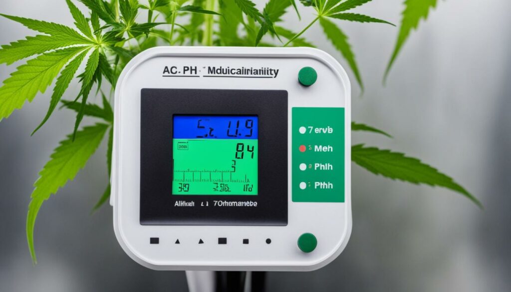 Medição do pH no cultivo de maconha