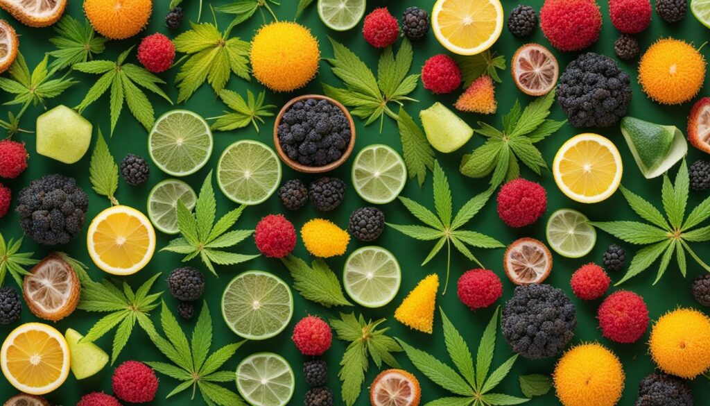 Número de terpenos em cannabis