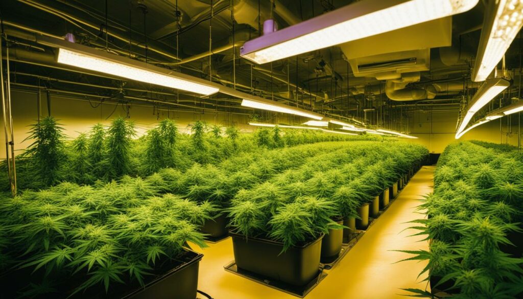 Produção de cannabis indoor