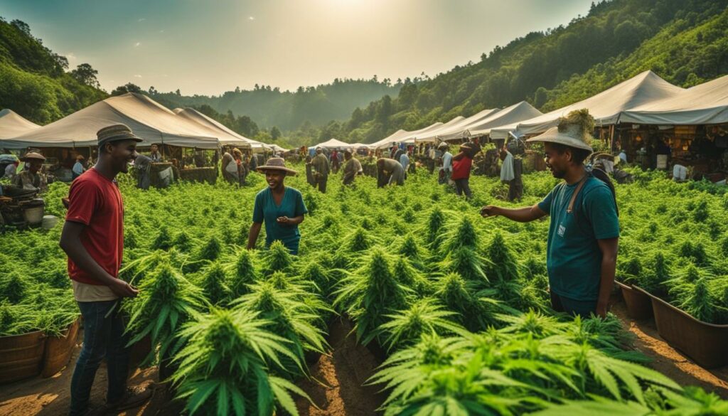 Renda dos produtores de maconha