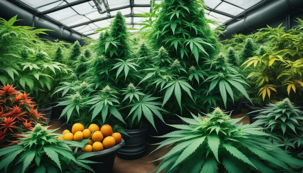 Strains de cannabis com sabores de frutas