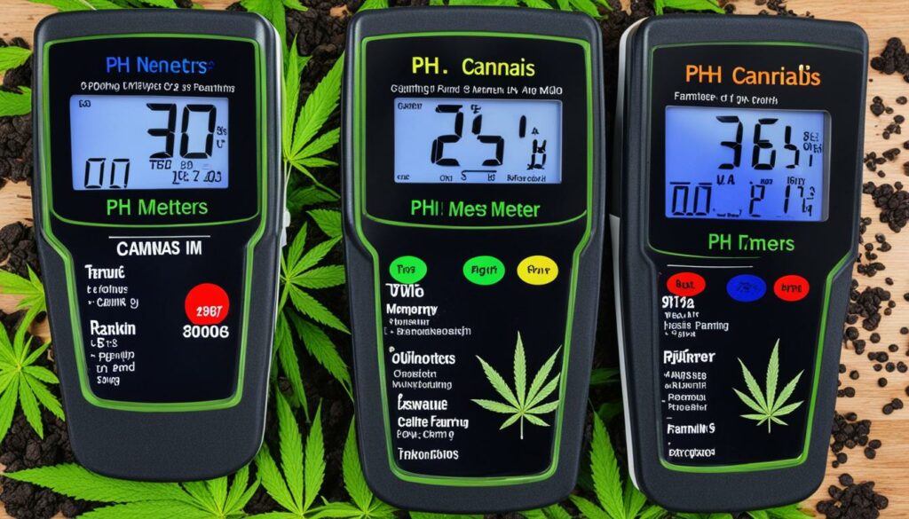 Tipos de medidores de pH para cannabis