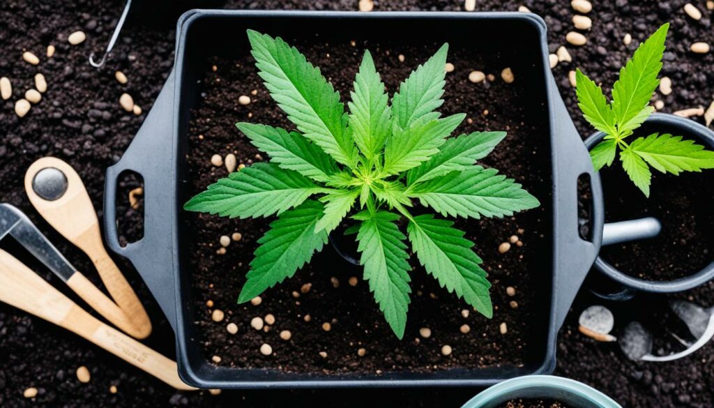 Uso de Solo de Portáteis para Cannabis