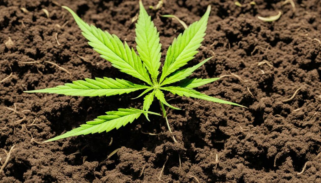 Uso inadequado do solo para o cultivo de marijuana