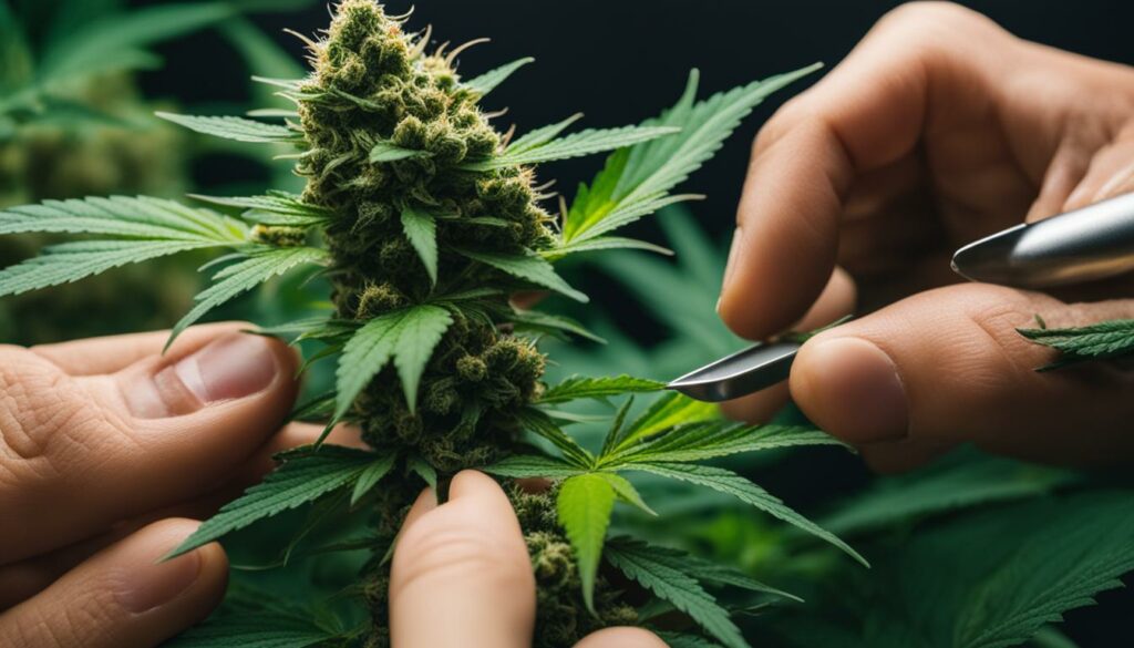 melhoramento genético de Cannabis