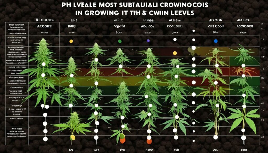 recommended pH levels in different growing mediums