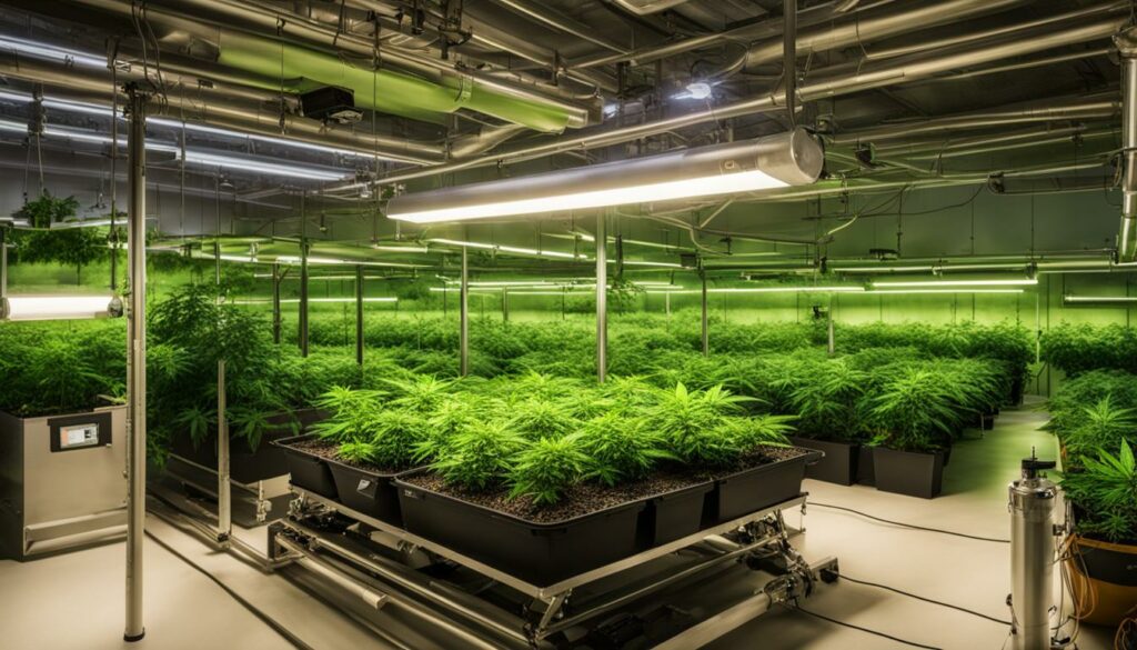 redução do consumo de energia e dos custos em uma Marijuana Grow Room