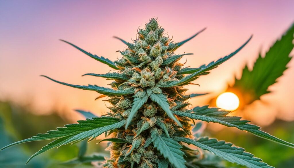 sinais de colheita de cannabis