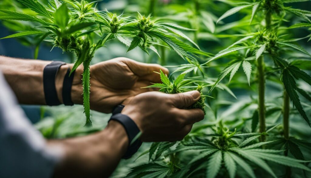 treinamento de plantas de cannabis